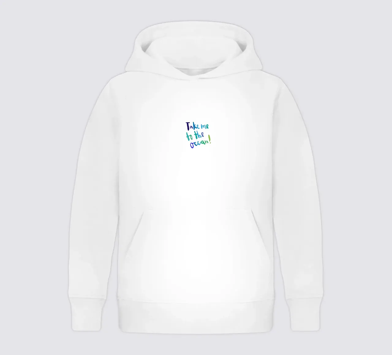Ocean felpa bambino con cappuccio da Brushmeetspaper