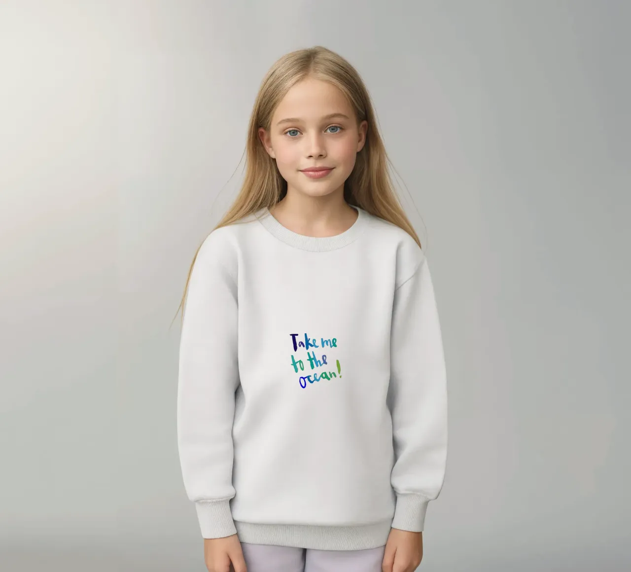 Ocean felpa bambino da Brushmeetspaper