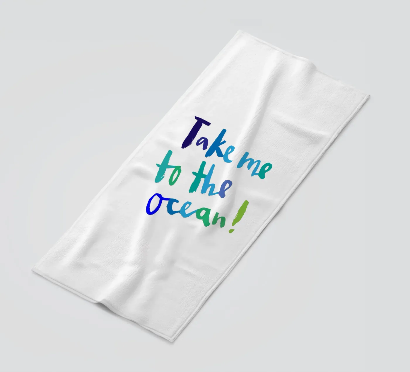 Ocean Strandtuch von Brushmeetspaper