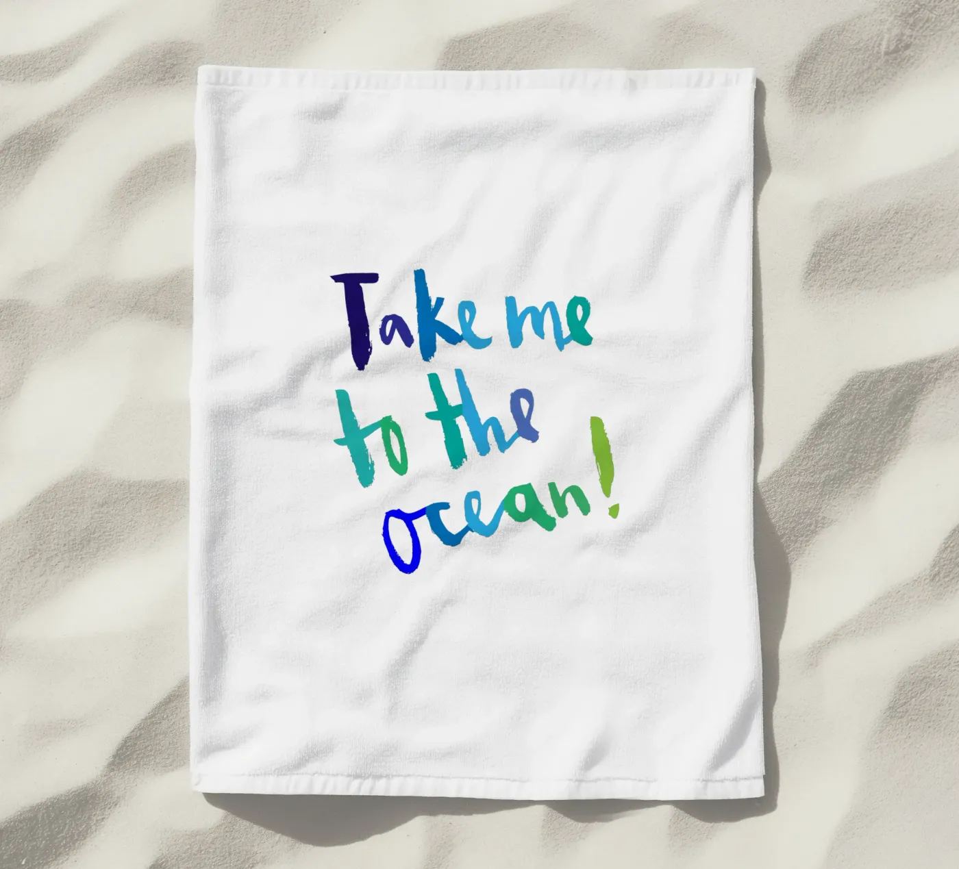 Ocean Strandtuch von Brushmeetspaper