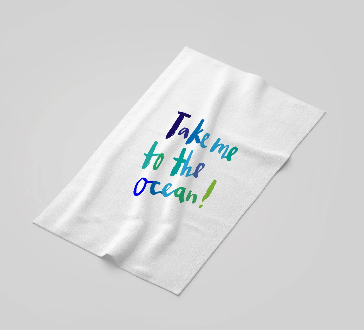 Ocean Strandtuch von Brushmeetspaper
