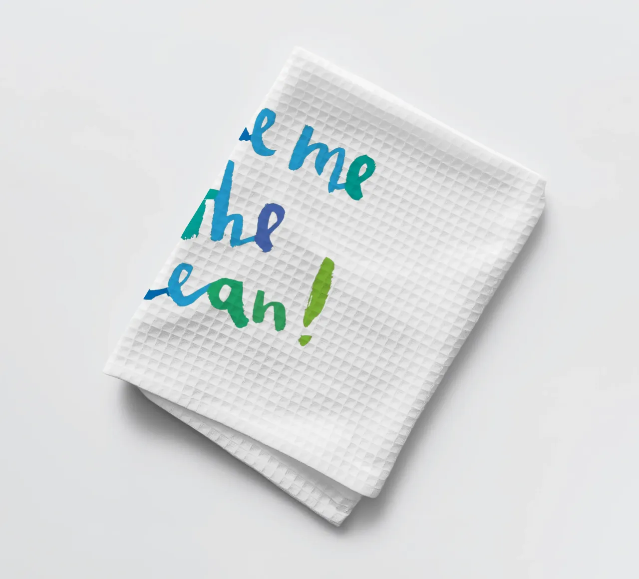 Ocean canovaccio da cucina da Brushmeetspaper