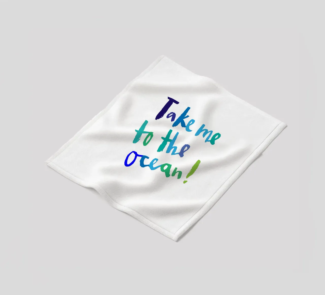 Ocean Fleecedecke von Brushmeetspaper