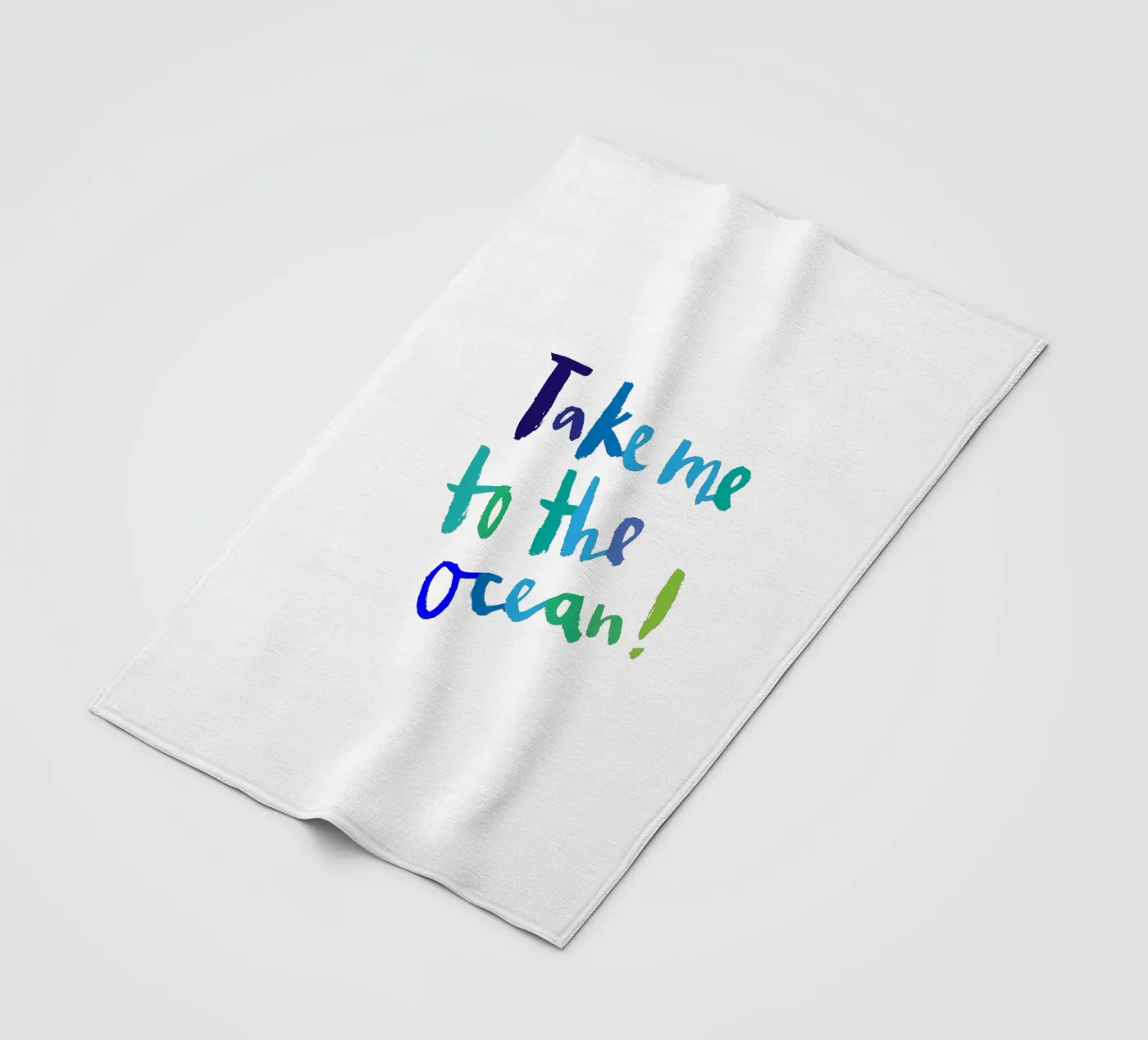 Ocean fleecedeken van Brushmeetspaper