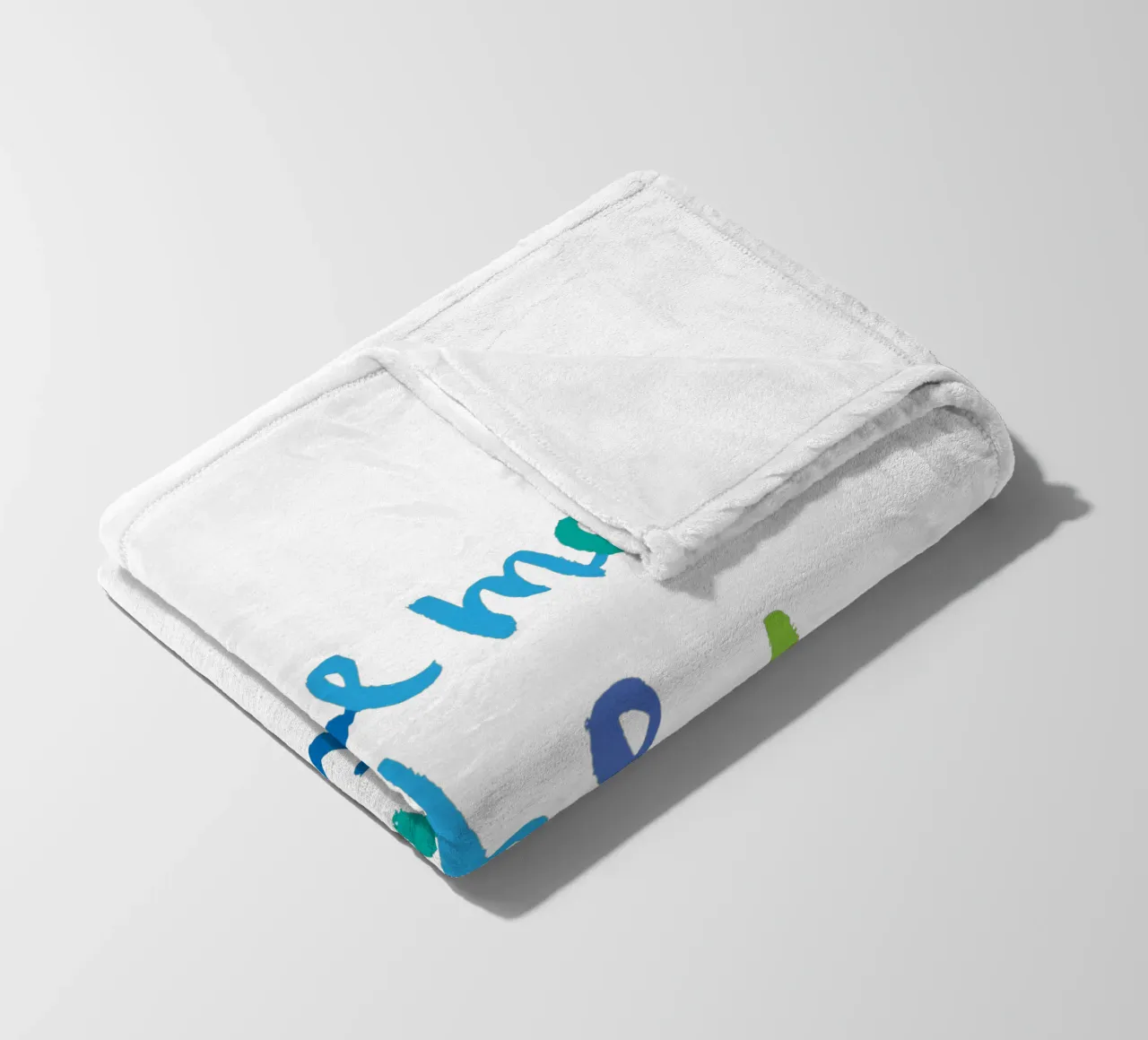 Ocean Fleecedecke von Brushmeetspaper