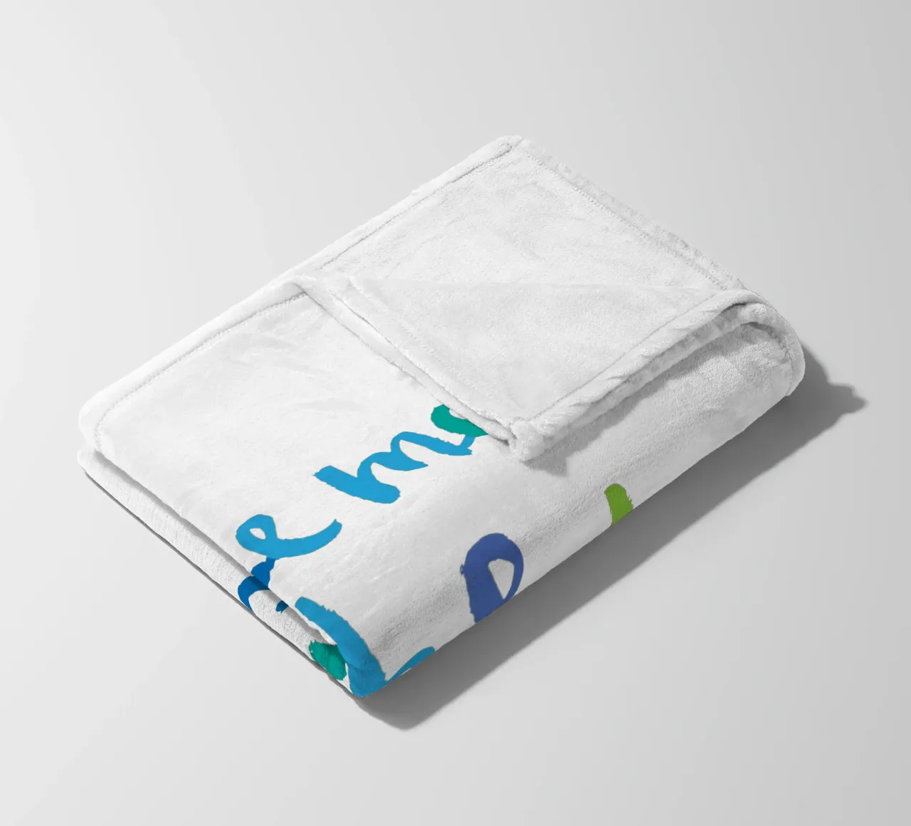 Ocean Fleecedecke von Brushmeetspaper