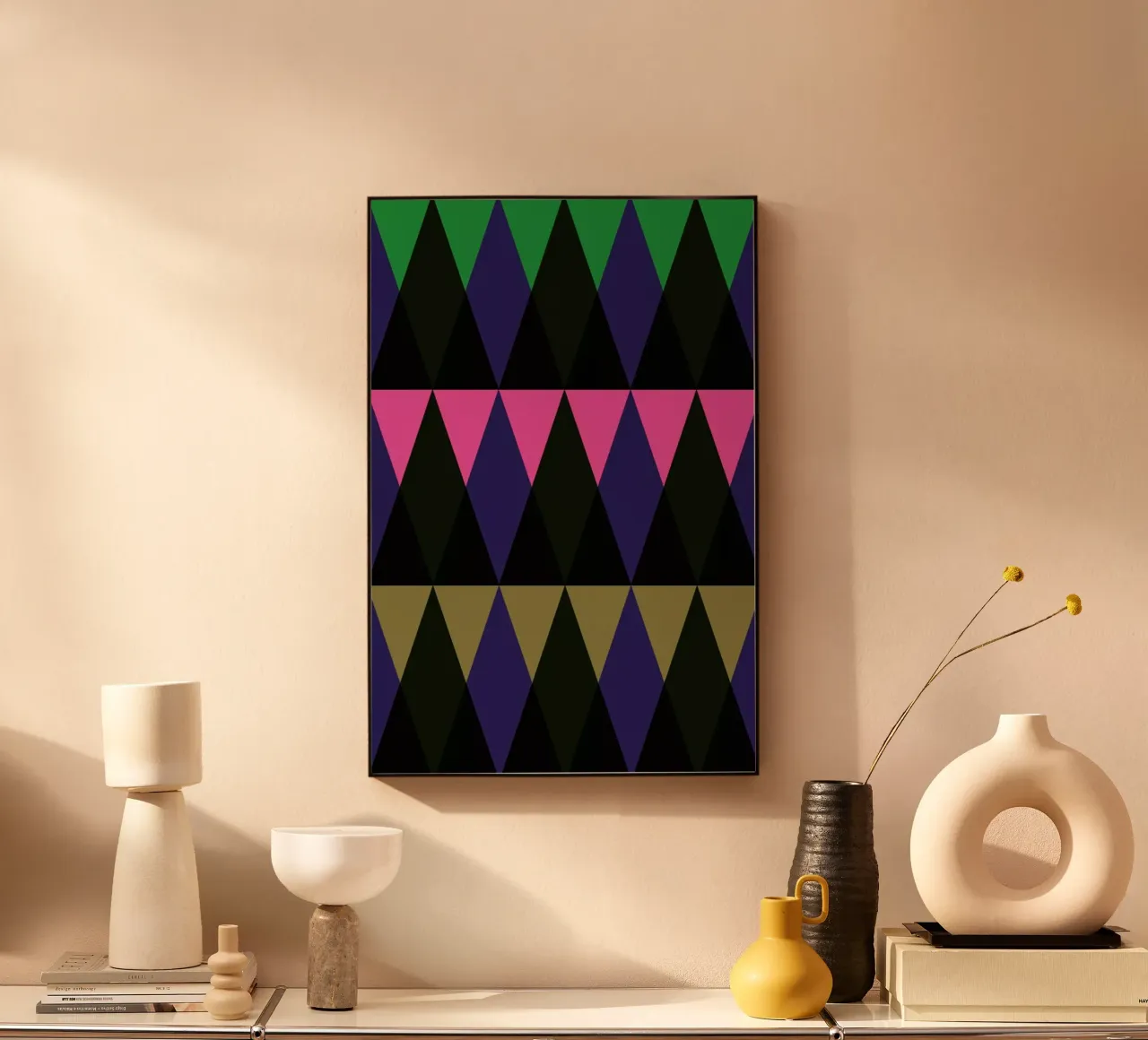 Strict Christmas Forest alluminio dibond da Bo Lundberg