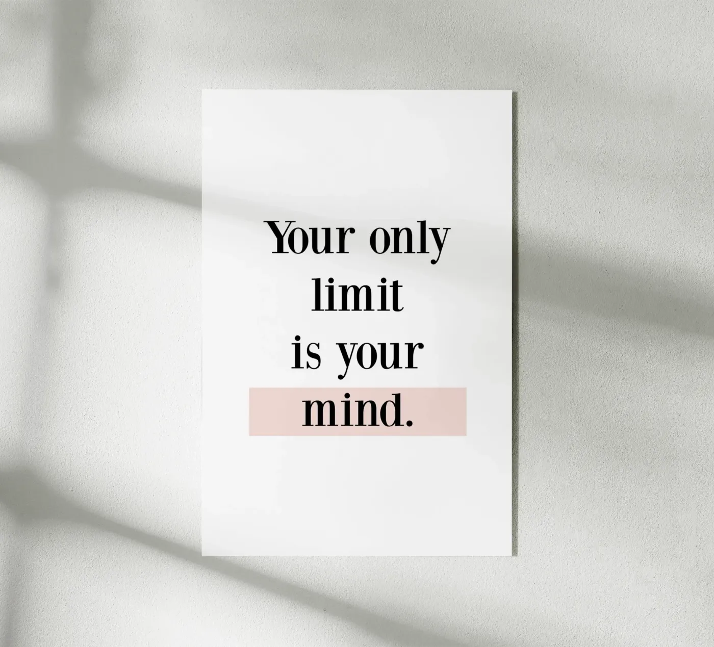 Your Limit acryl van KRUTH DESIGN
