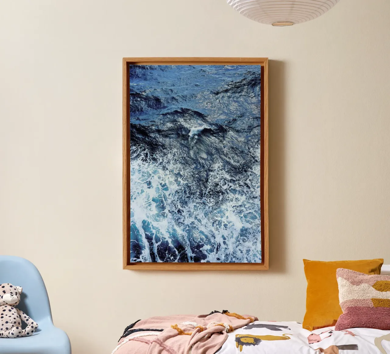 Blautöne des Meeres II canvas by neon* fotografie
