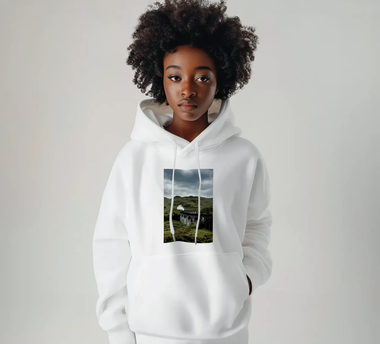 From Platform 9 3/4 felpa con cappuccio da EyeEm Mobile GmbH