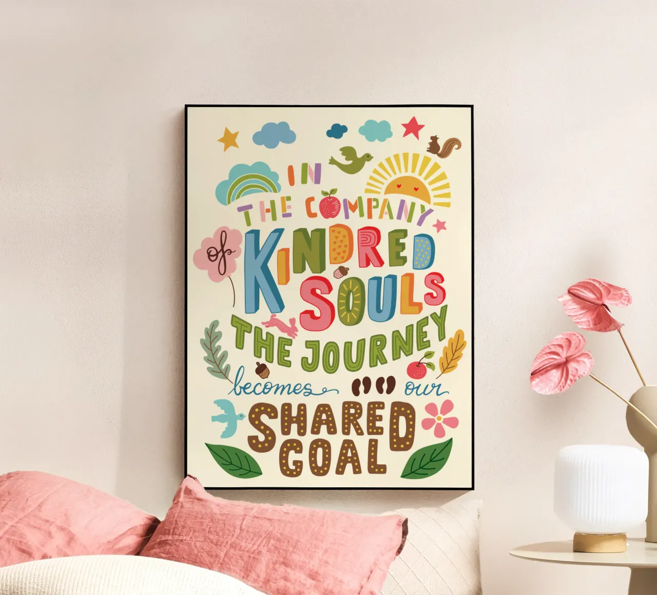 Kindred Souls acrylic glass by easternspringco