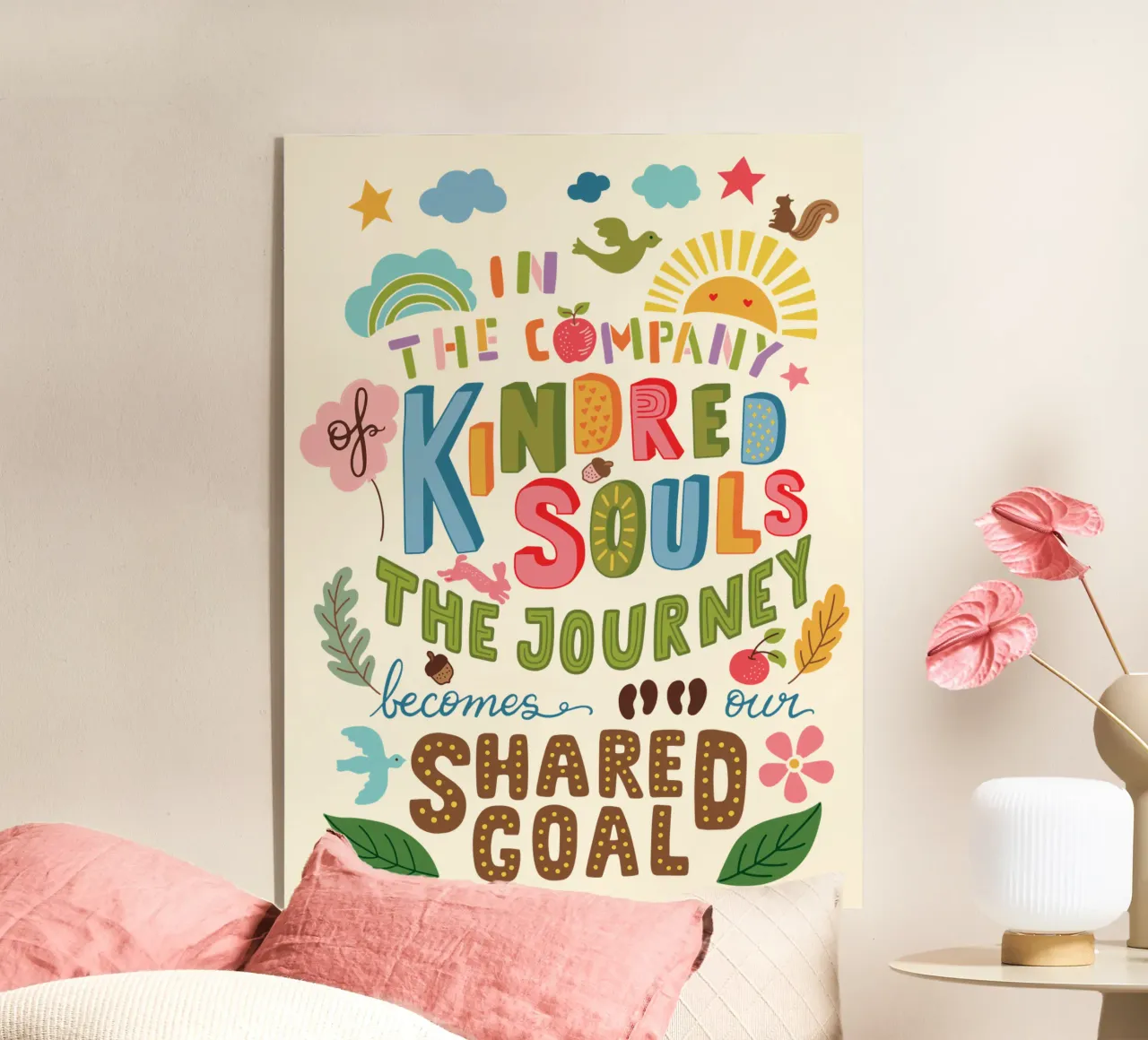 Kindred Souls acrylic glass by easternspringco