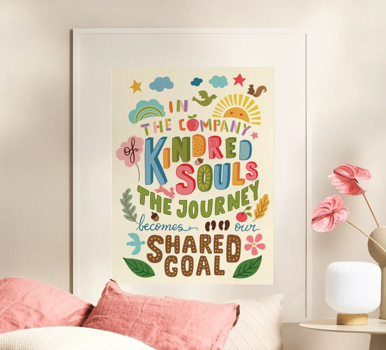 Anime affini poster con telaio in plastica da easternspringco