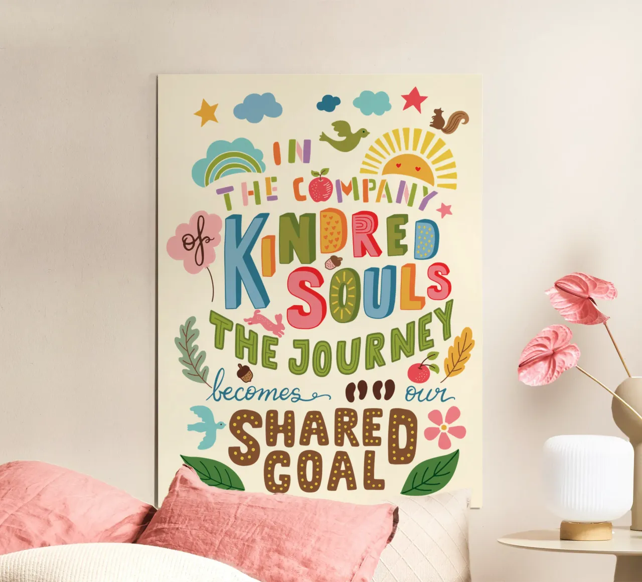 Anime affini poster con telaio in plastica da easternspringco