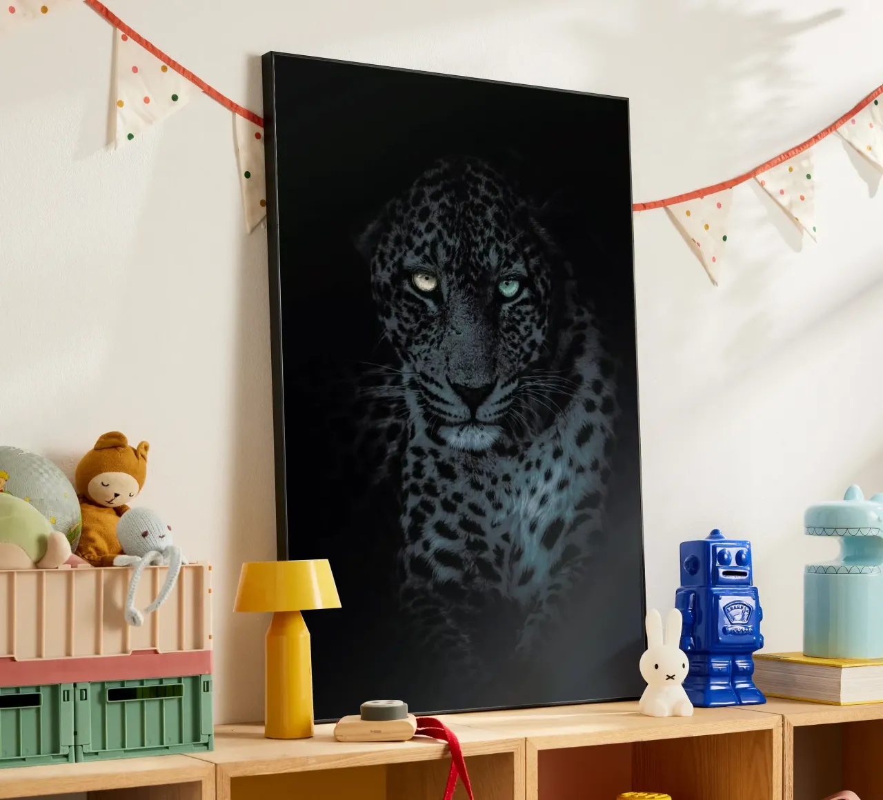 Eyes in the Night alluminio dibond da Airpixels