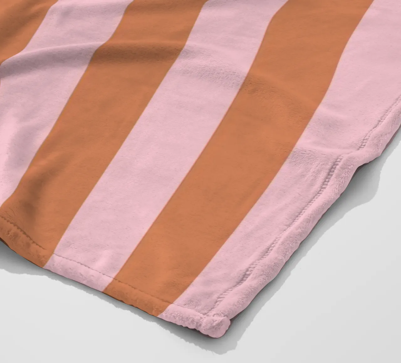 Retro Streifen Rosa Rot coperta in pile da BAINAI KIDS