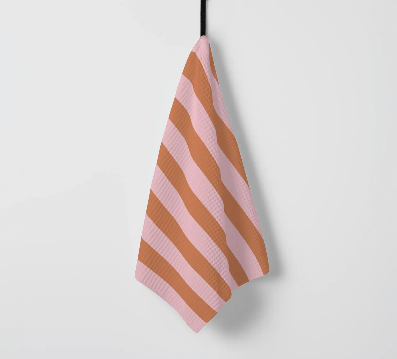 Retro Streifen Rosa Rot canovaccio da cucina da BAINAI KIDS