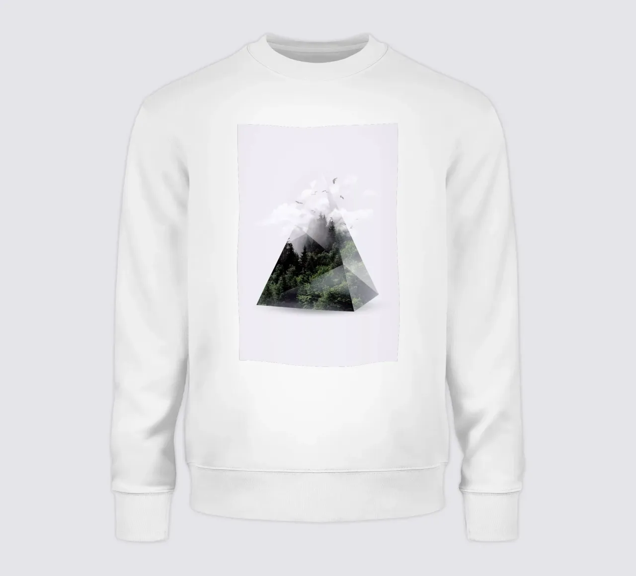 Forest Triangle Sweatshirt von Róbert Farkas