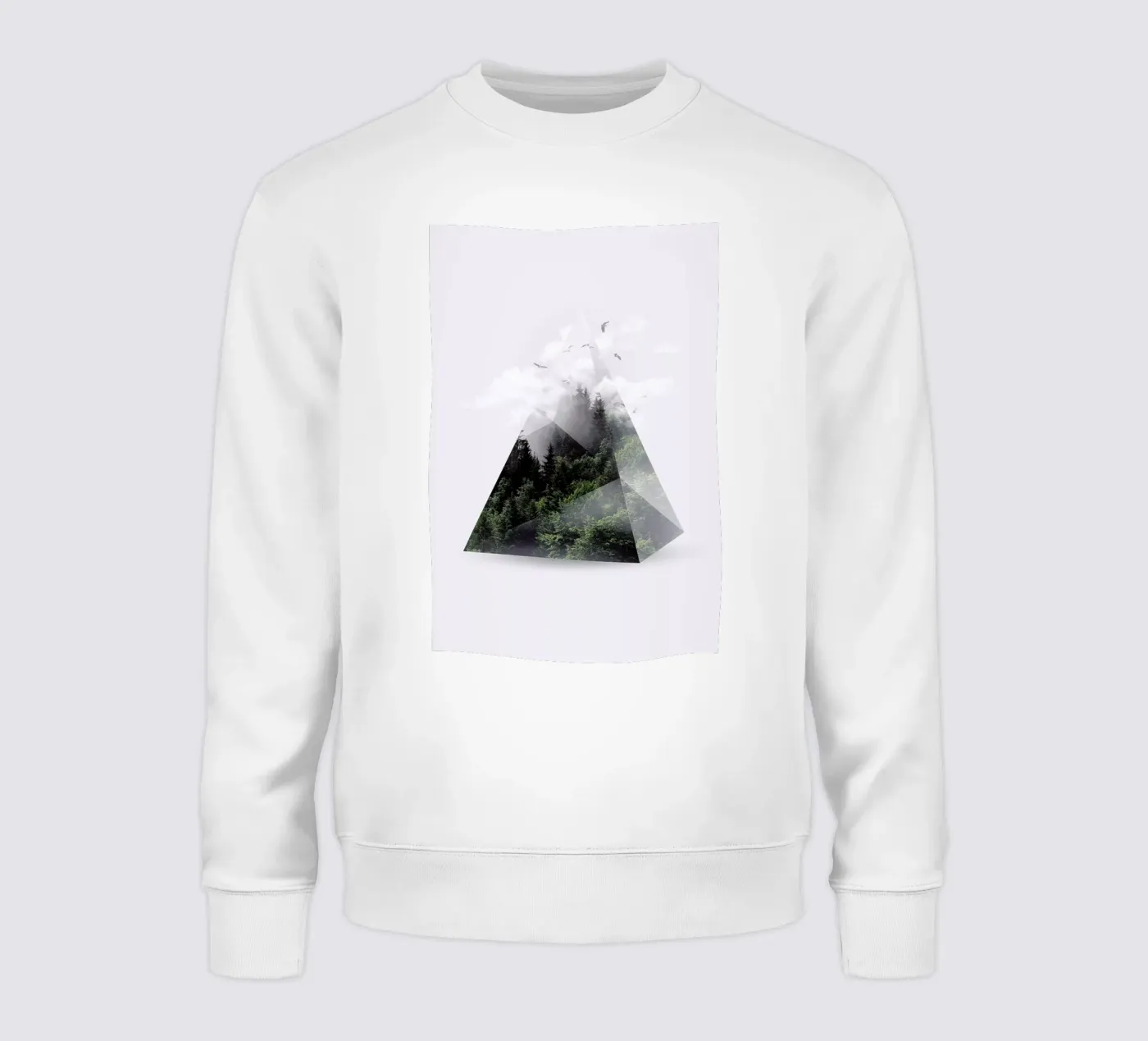 Forest Triangle sweatshirt by Róbert Farkas
