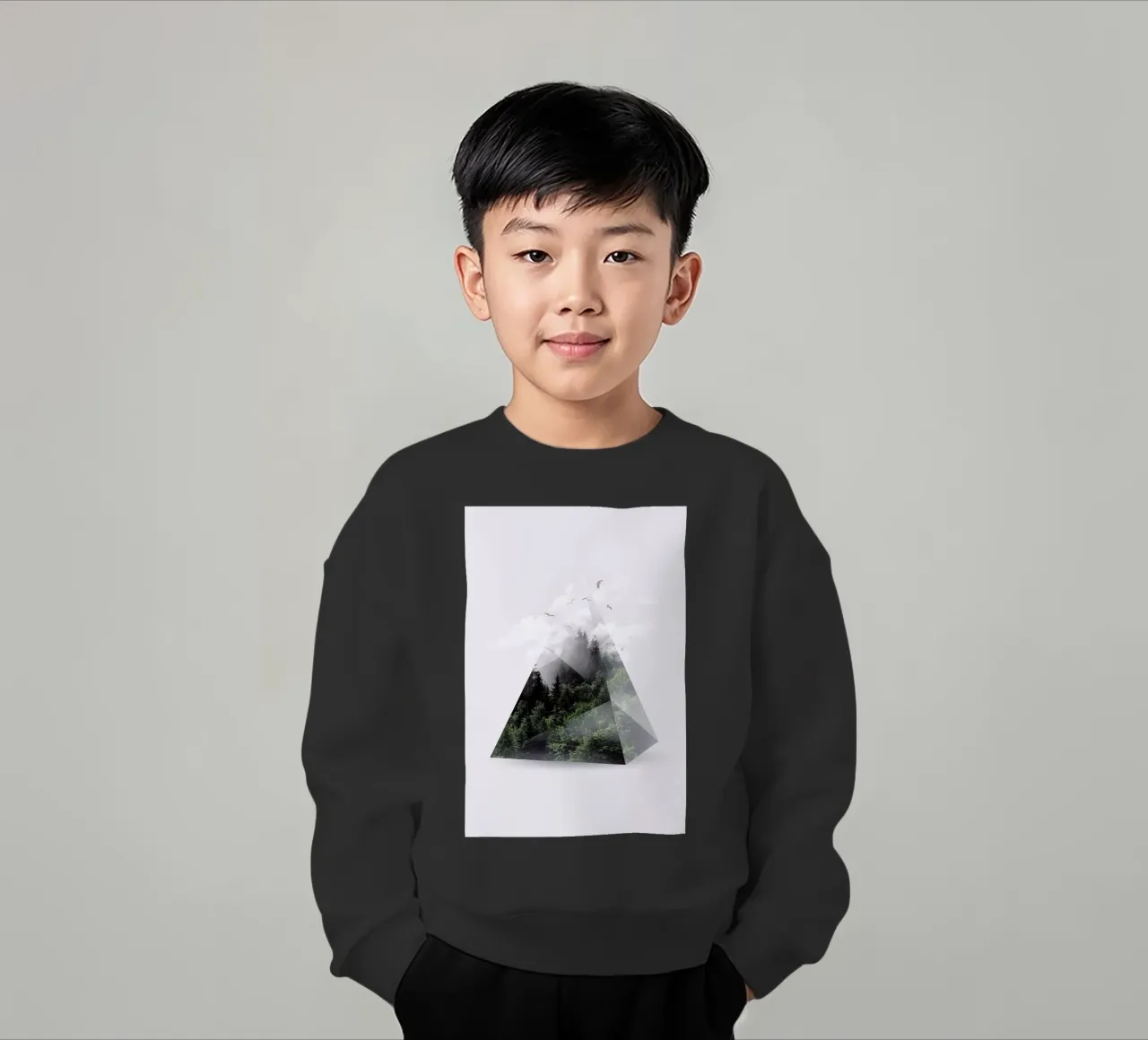 Forest Triangle felpa bambino da Róbert Farkas