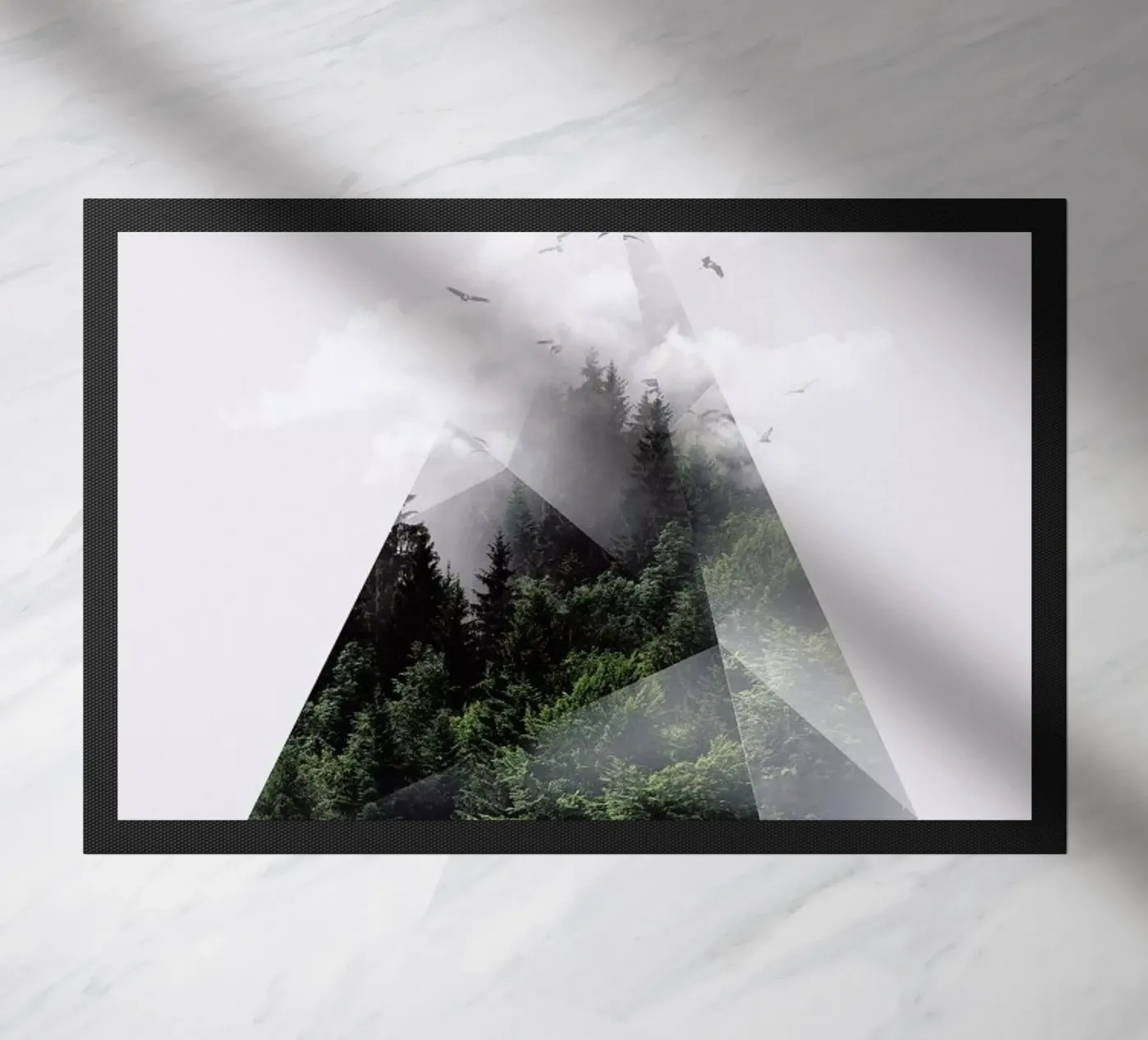 Forest Triangle Fußmatte von Róbert Farkas