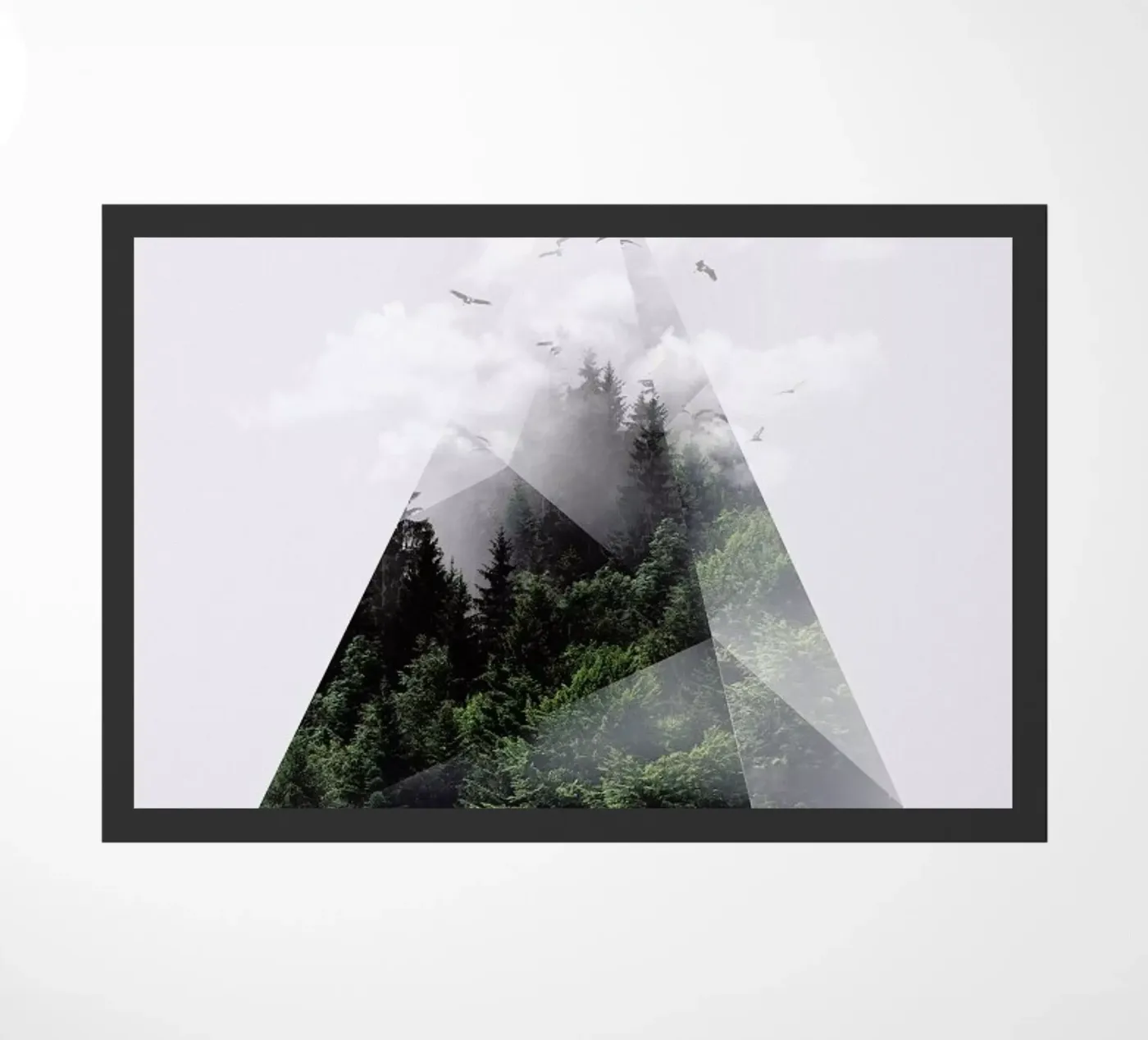Forest Triangle Fußmatte von Róbert Farkas