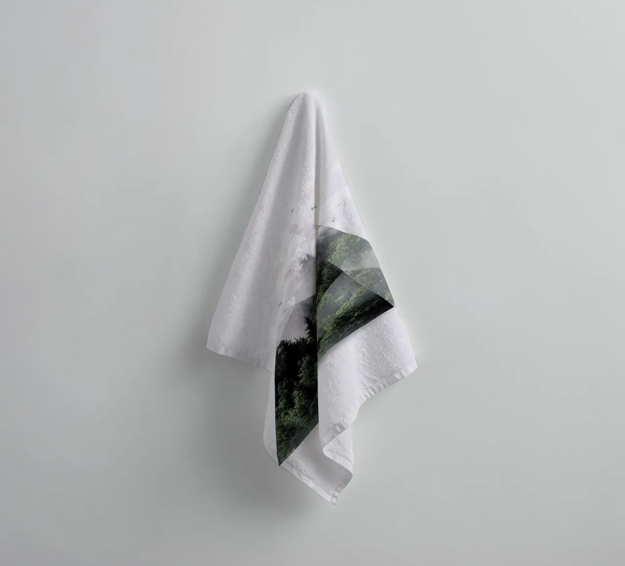 Forest Triangle towel by Róbert Farkas