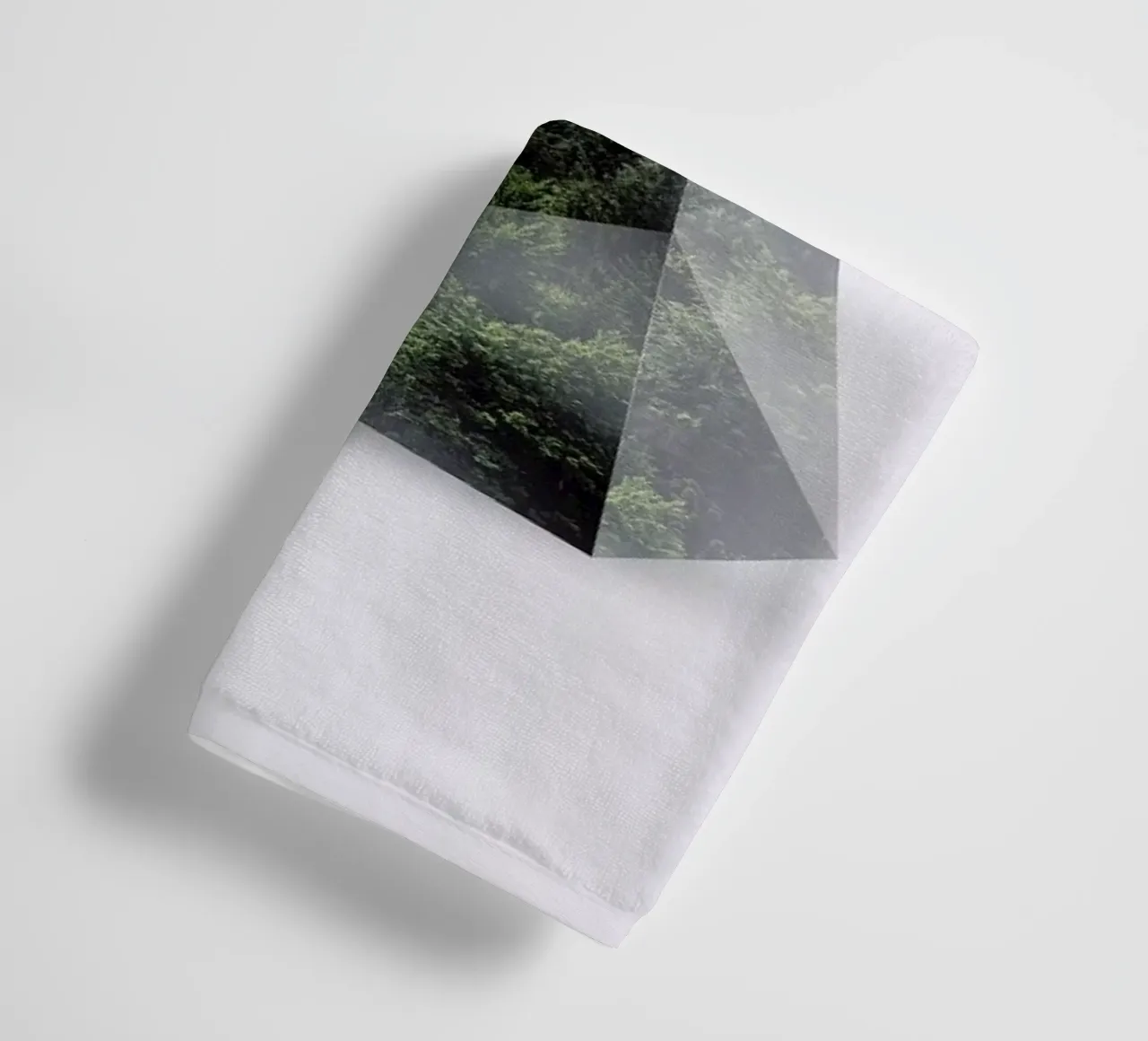 Forest Triangle towel by Róbert Farkas