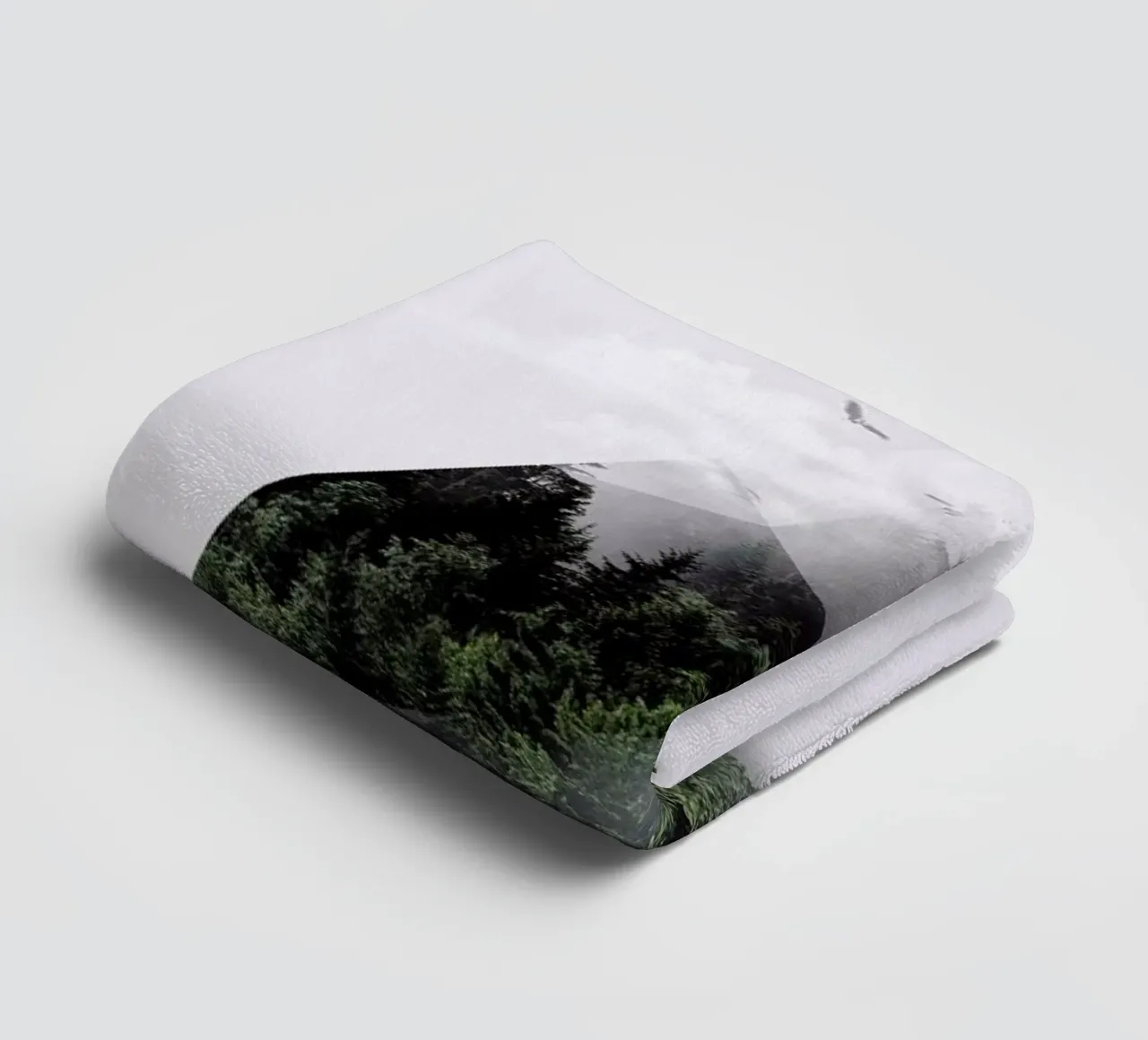 Forest Triangle towel by Róbert Farkas
