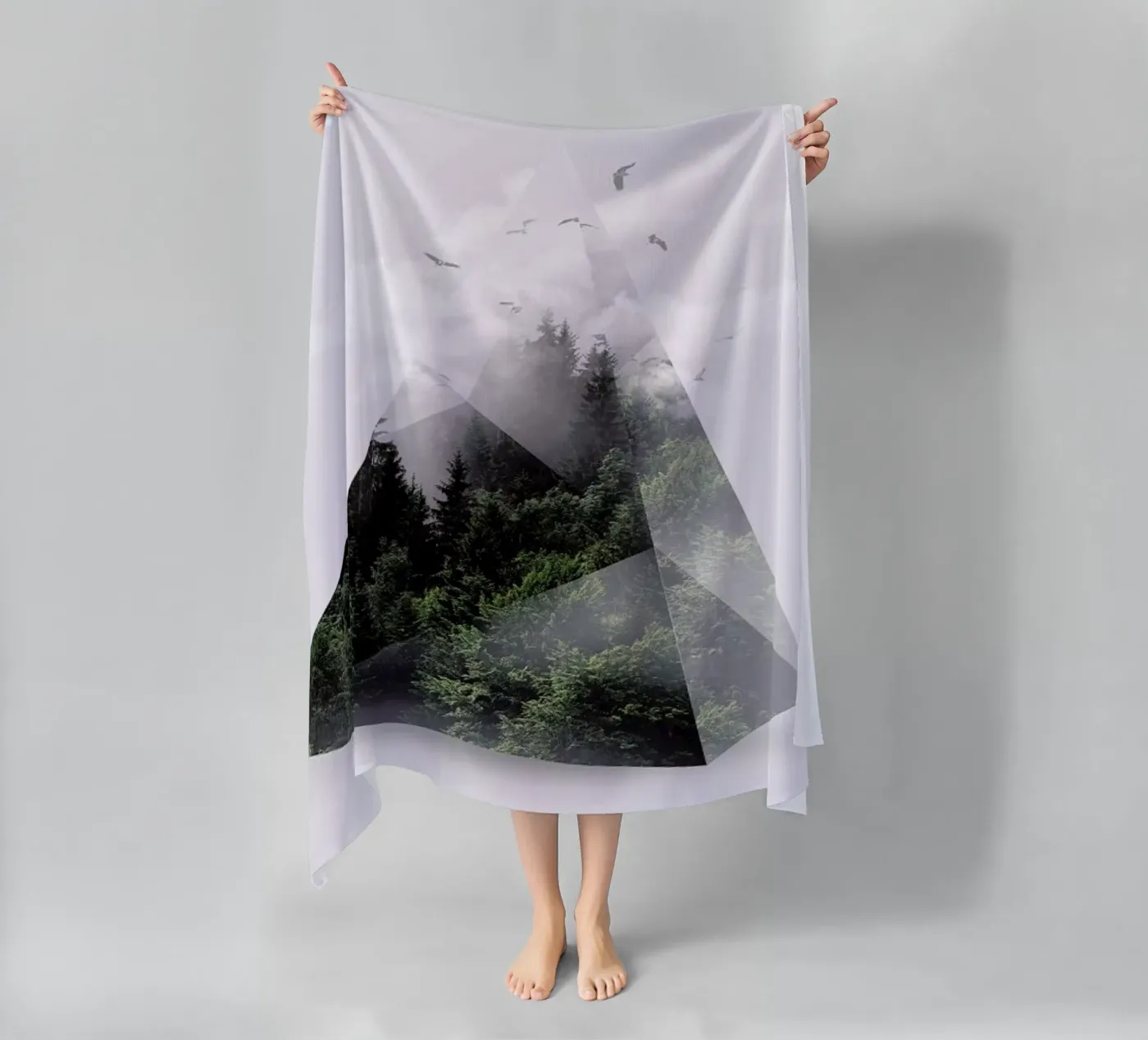 Forest Triangle strandhanddoek van Róbert Farkas