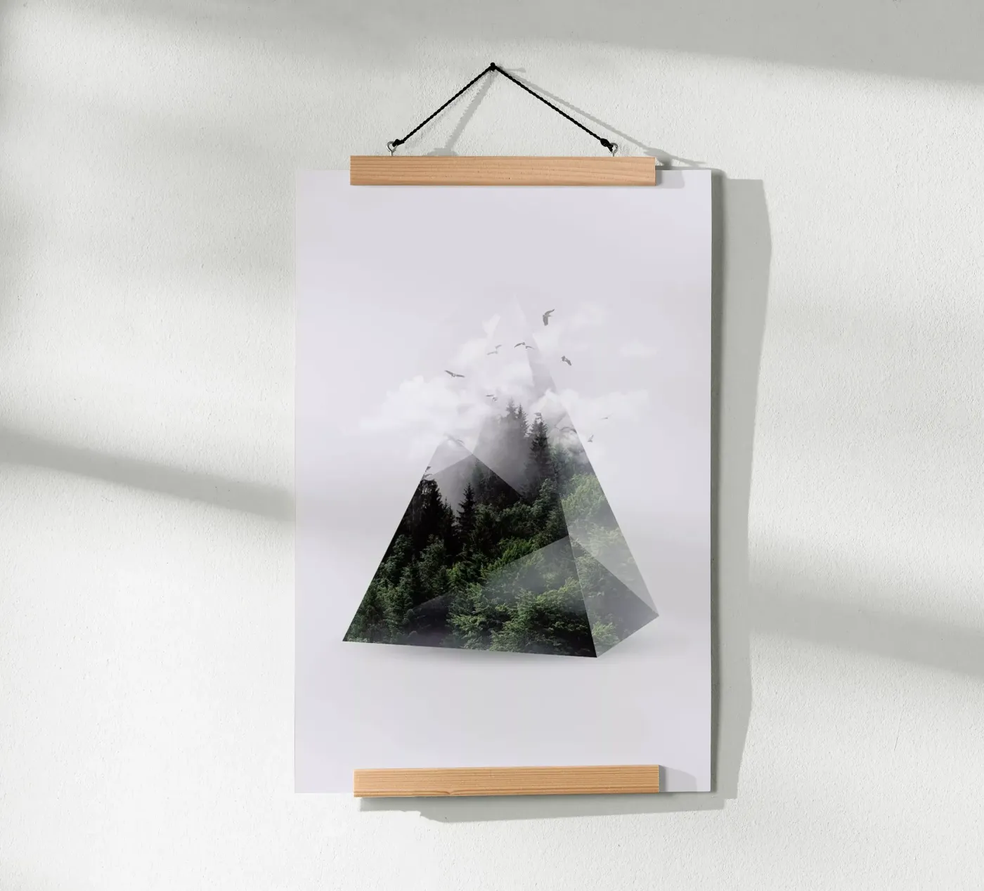 Forest Triangle Poster von Róbert Farkas