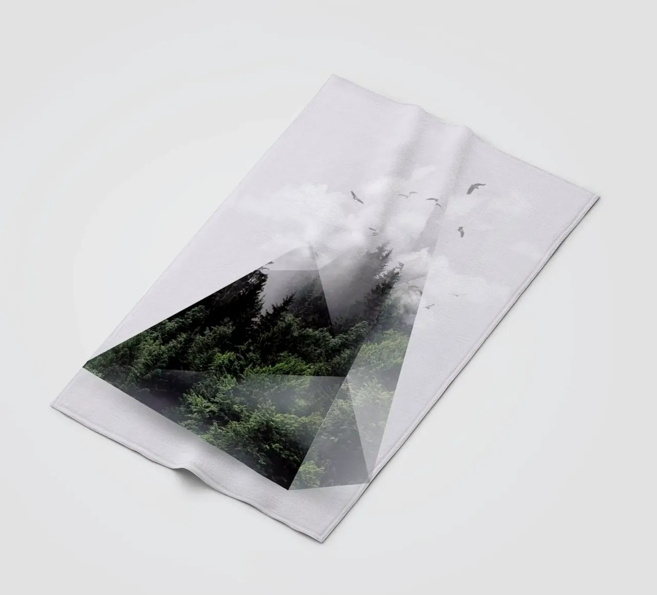 Forest Triangle Fleecedecke von Róbert Farkas