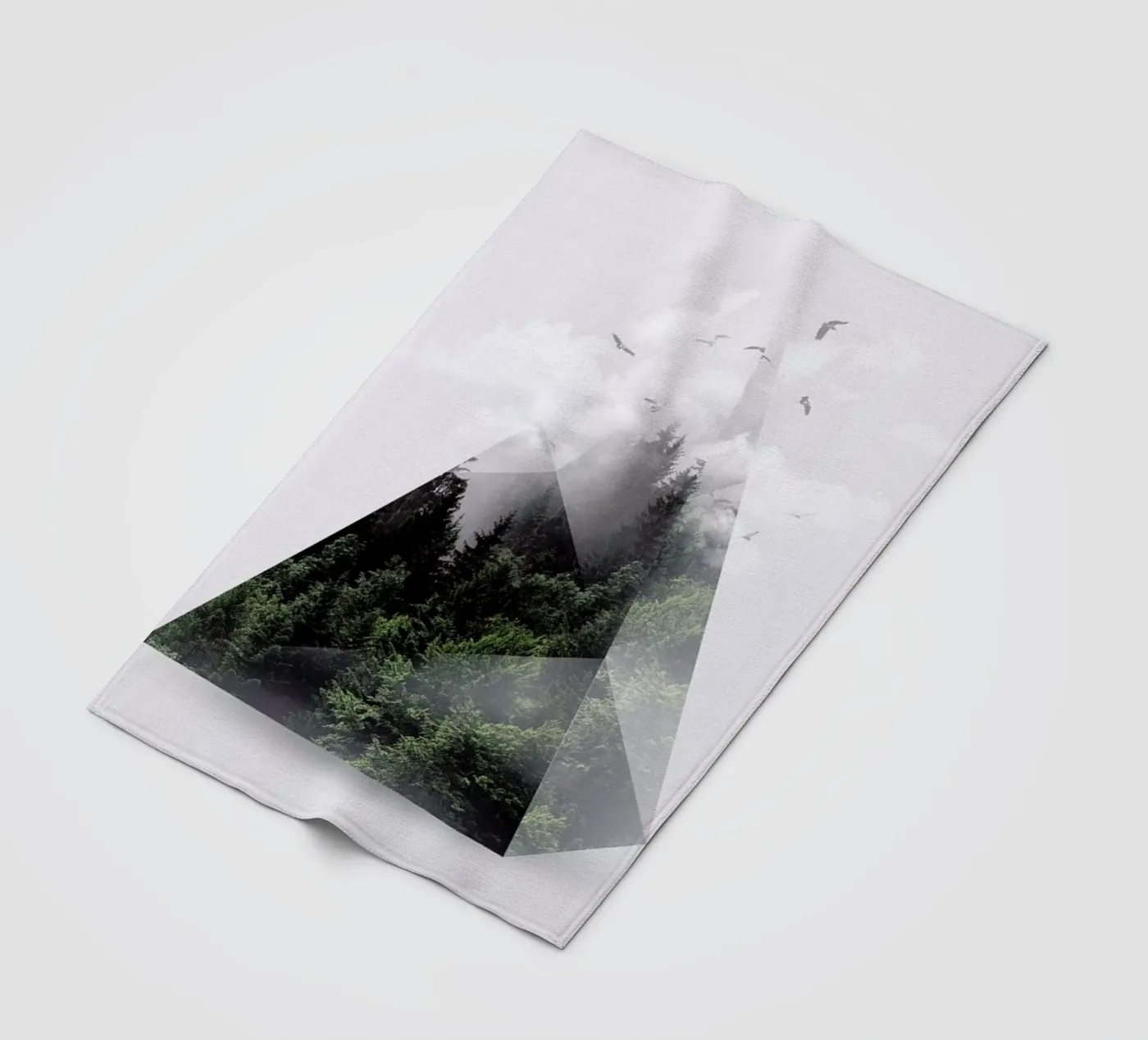 Forest Triangle Fleecedecke von Róbert Farkas