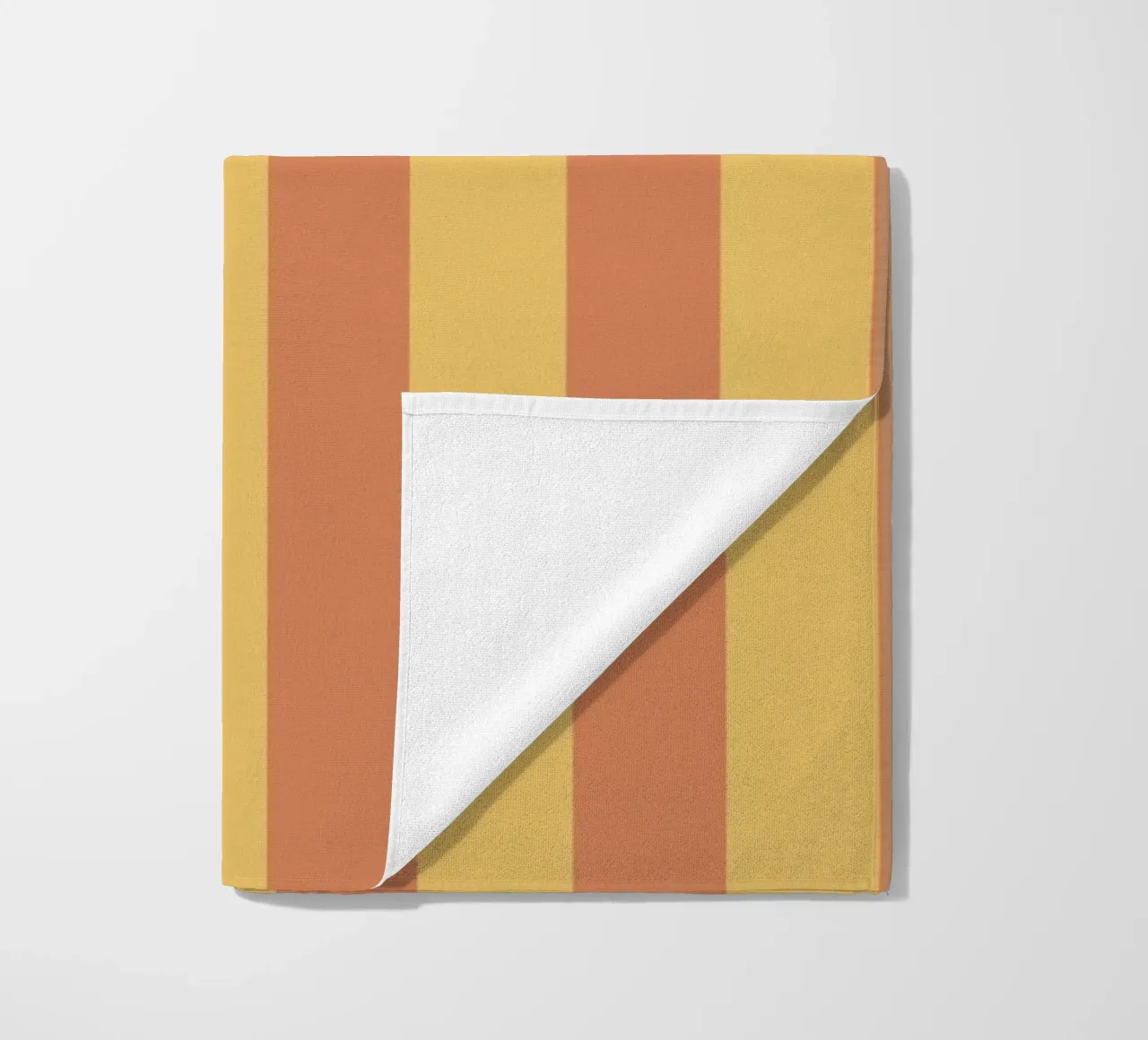 Retro Streifen Gelb Orange telo mare da BAINAI KIDS