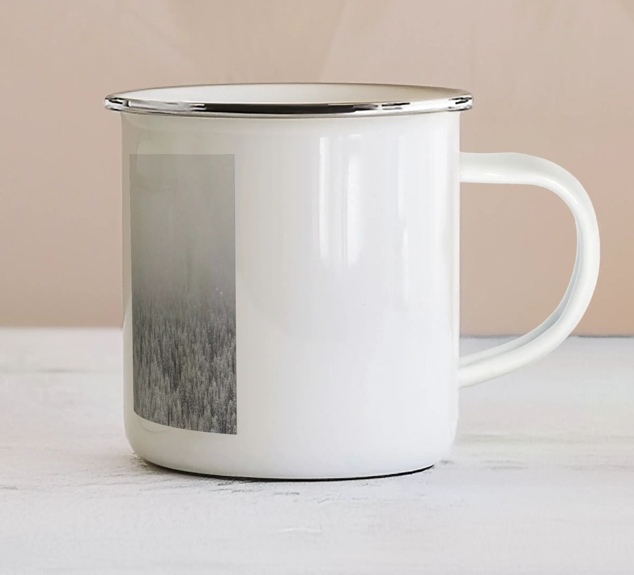 Snowy Day tazza in smalto da Nur Mut