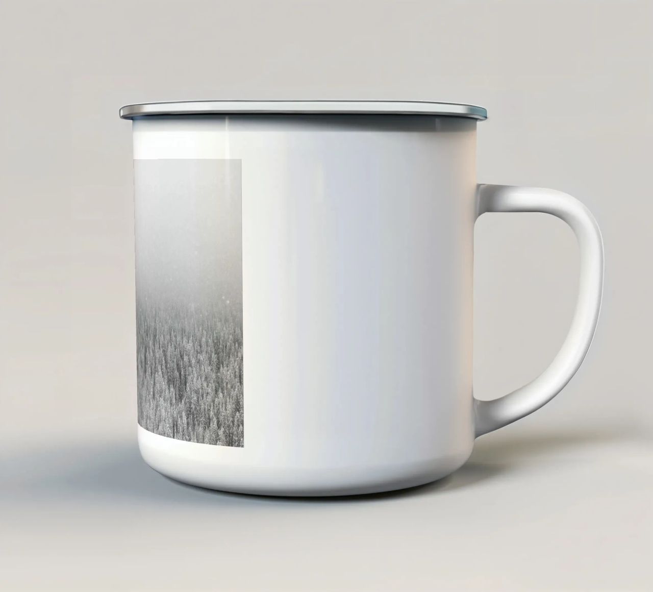 Snowy Day tazza in smalto da Nur Mut