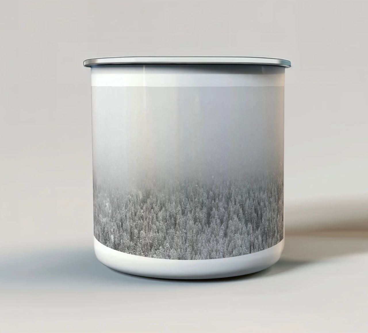 Snowy Day tazza in smalto da Nur Mut