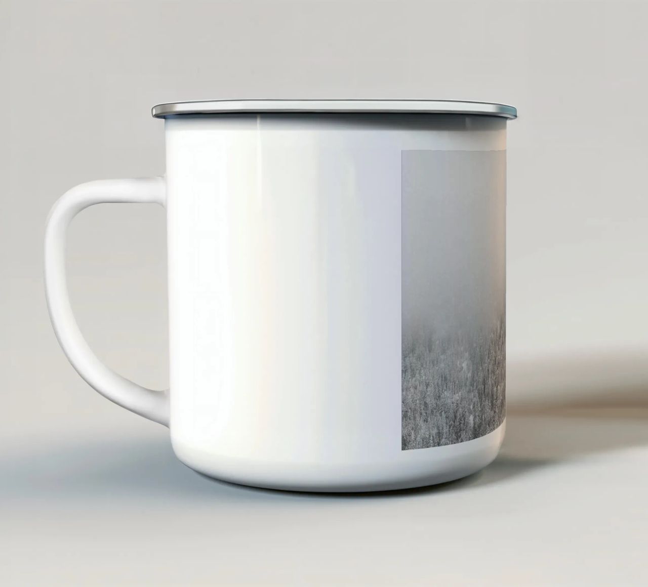 Snowy Day tazza in smalto da Nur Mut