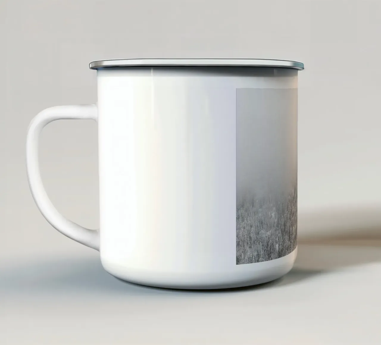 Snowy Day tazza in smalto da Nur Mut