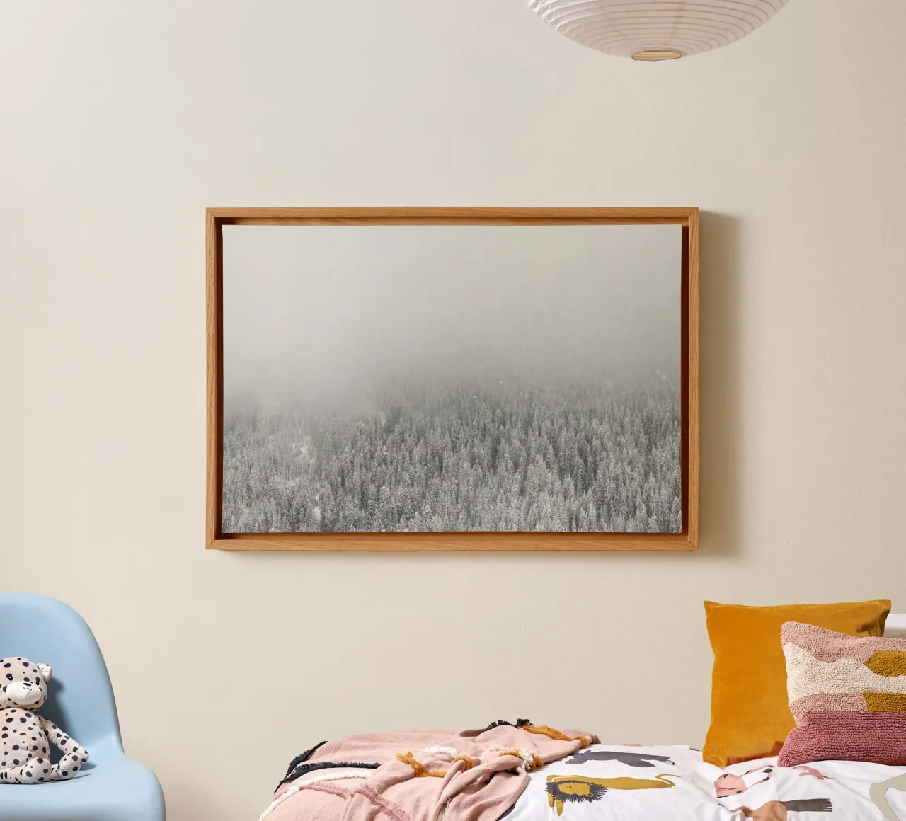 Snowy Day tela con Cornice a cassetta da Nur Mut