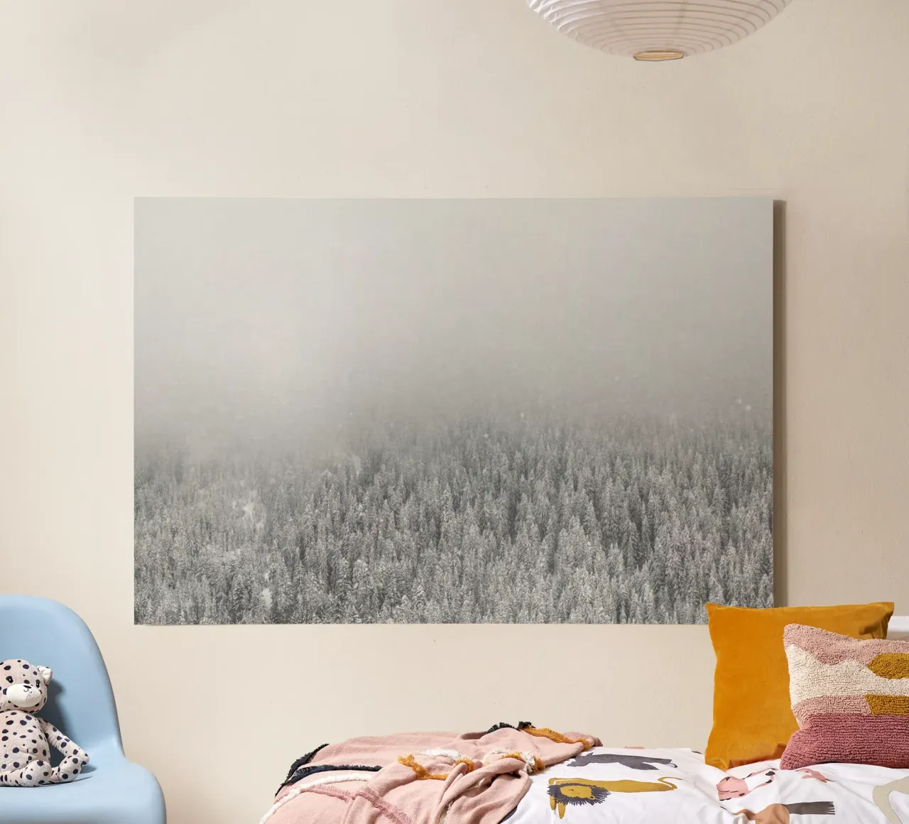 Snowy Day tela con Cornice a cassetta da Nur Mut