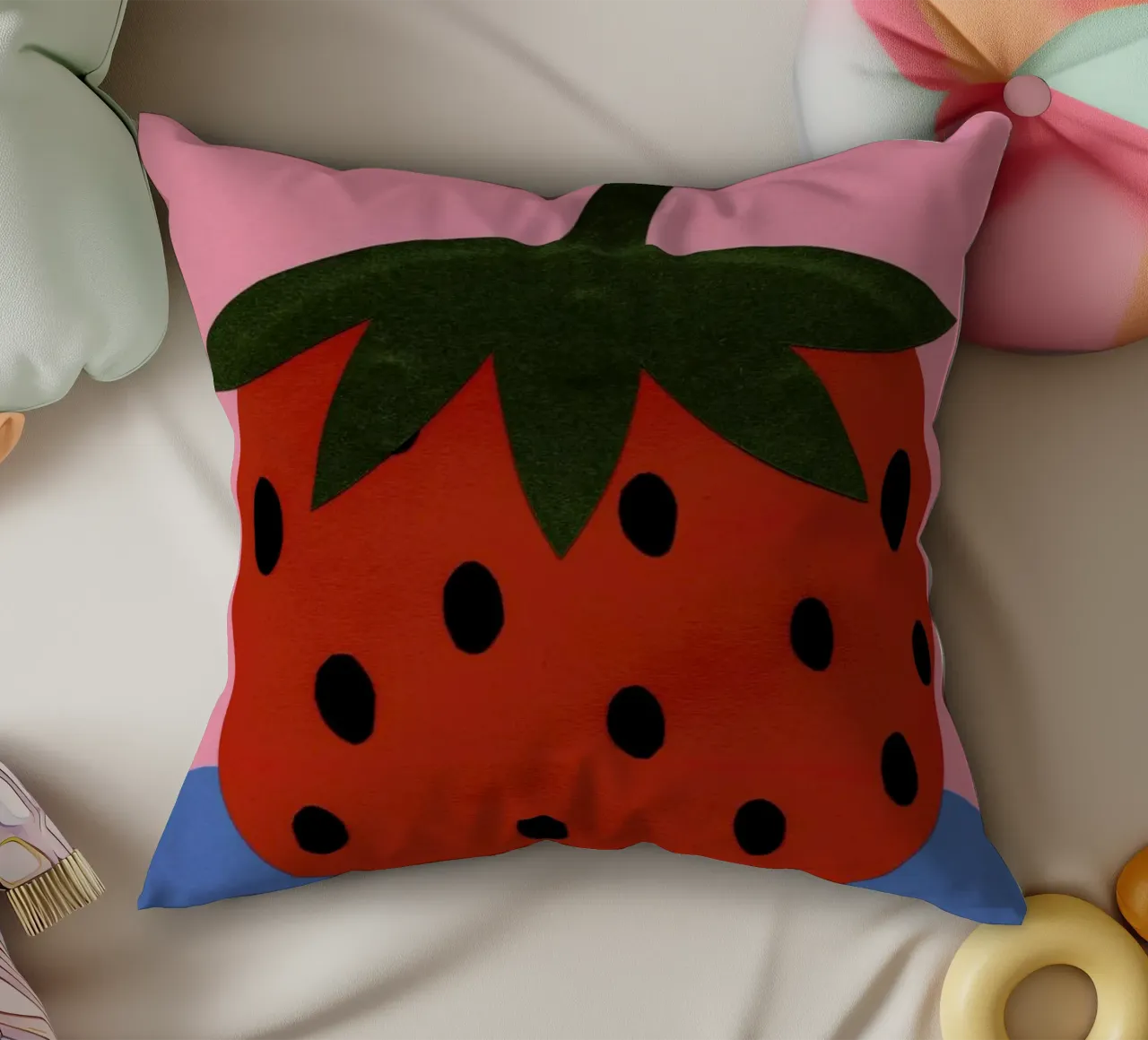 Strawberry cuscino da Rosi Feist