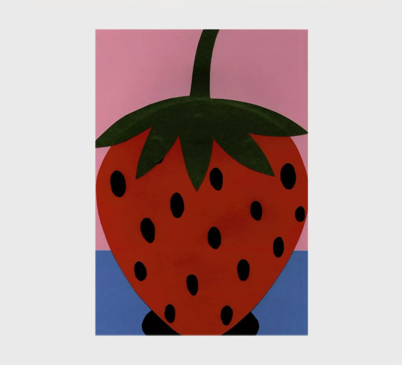 Strawberry Notizbuch von Rosi Feist