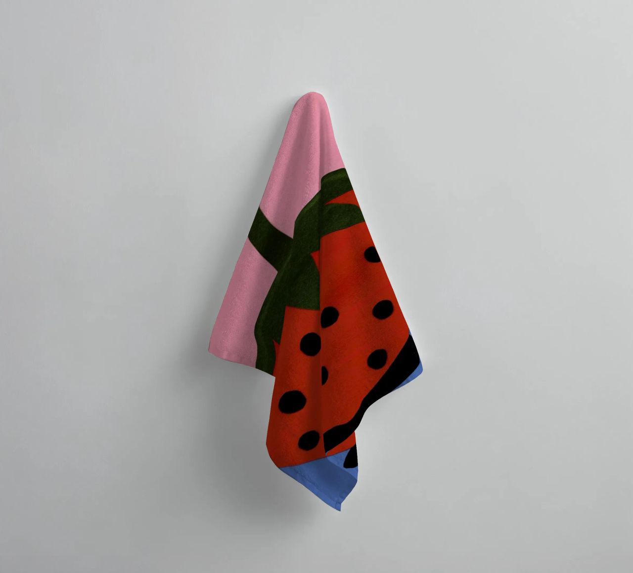 Strawberry towel by Rosi Feist