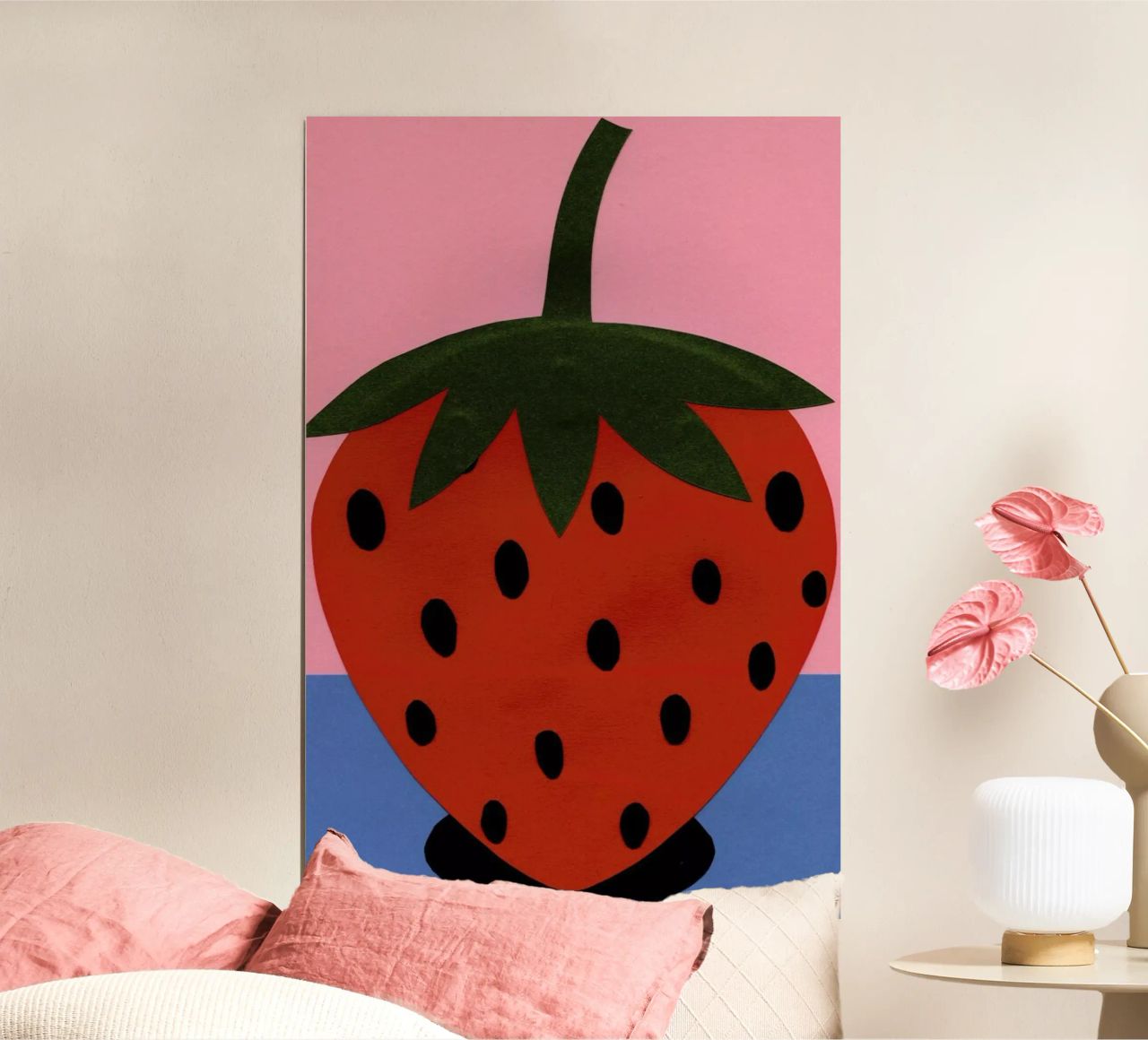 Strawberry poster by Rosi Feist