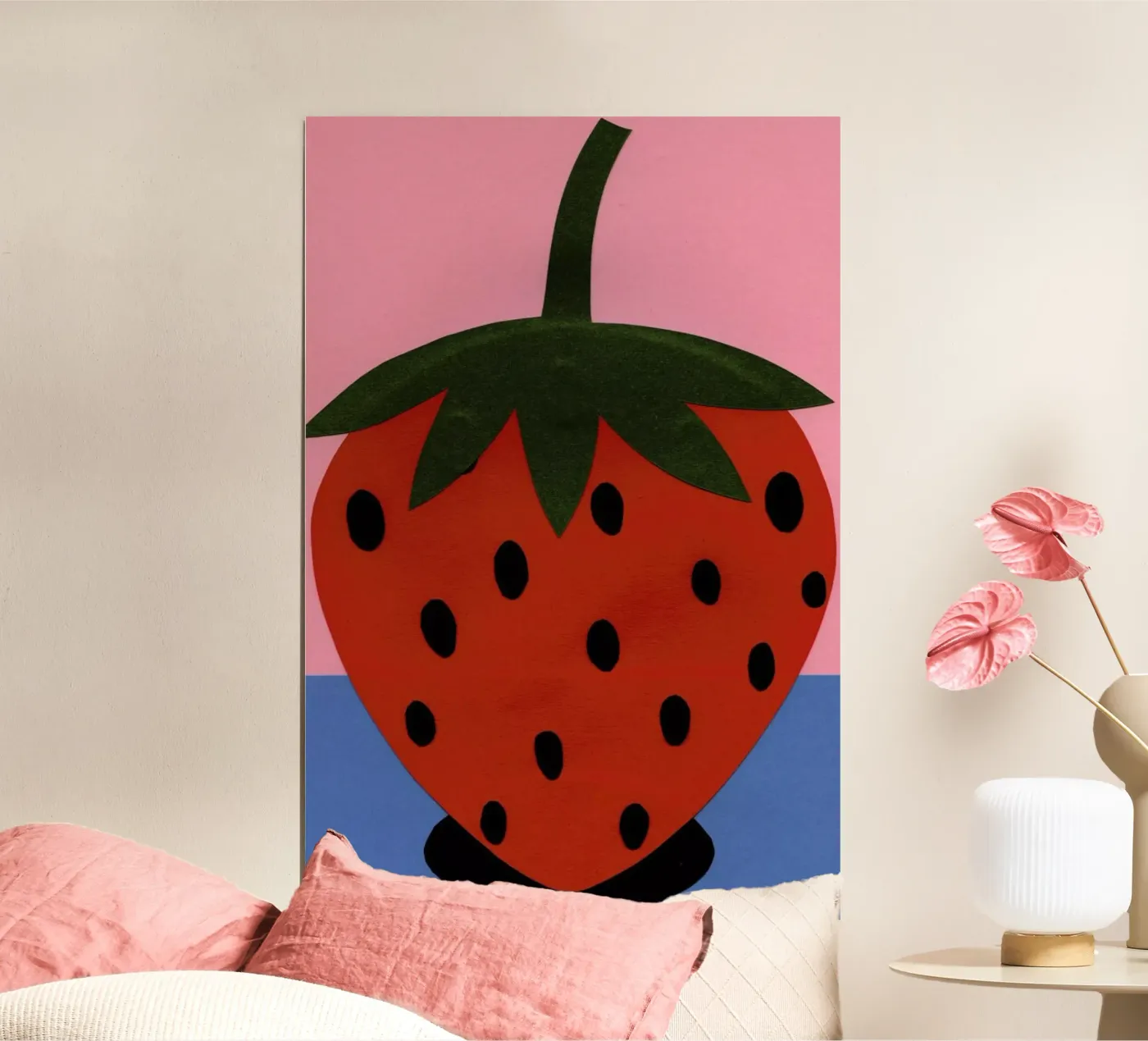 Strawberry poster van Rosi Feist