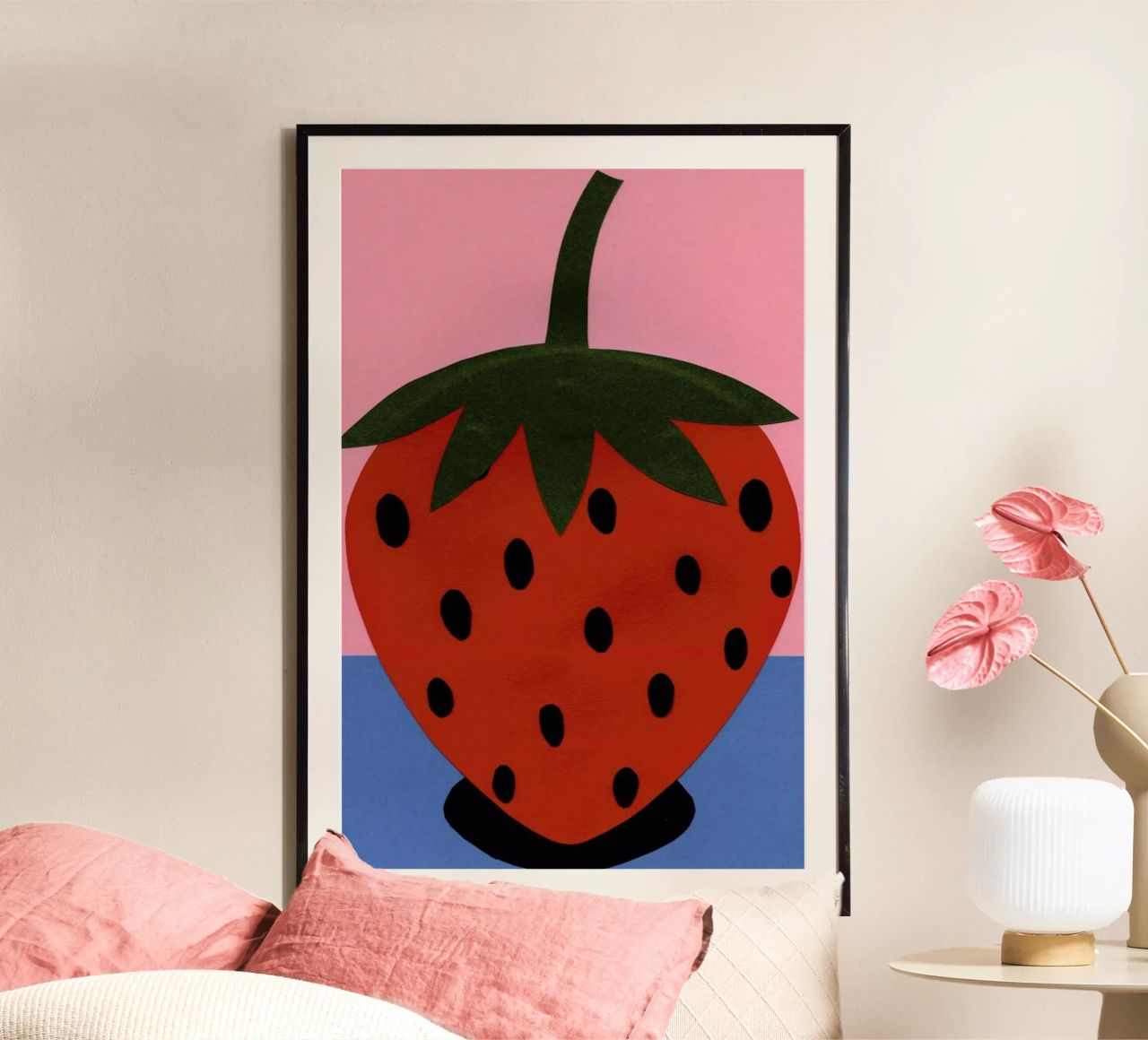 Strawberry poster by Rosi Feist