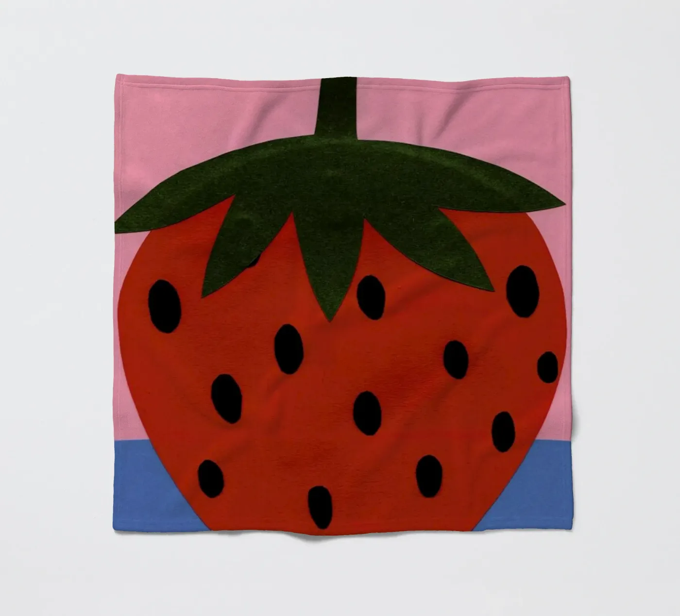 Strawberry fleecedeken van Rosi Feist