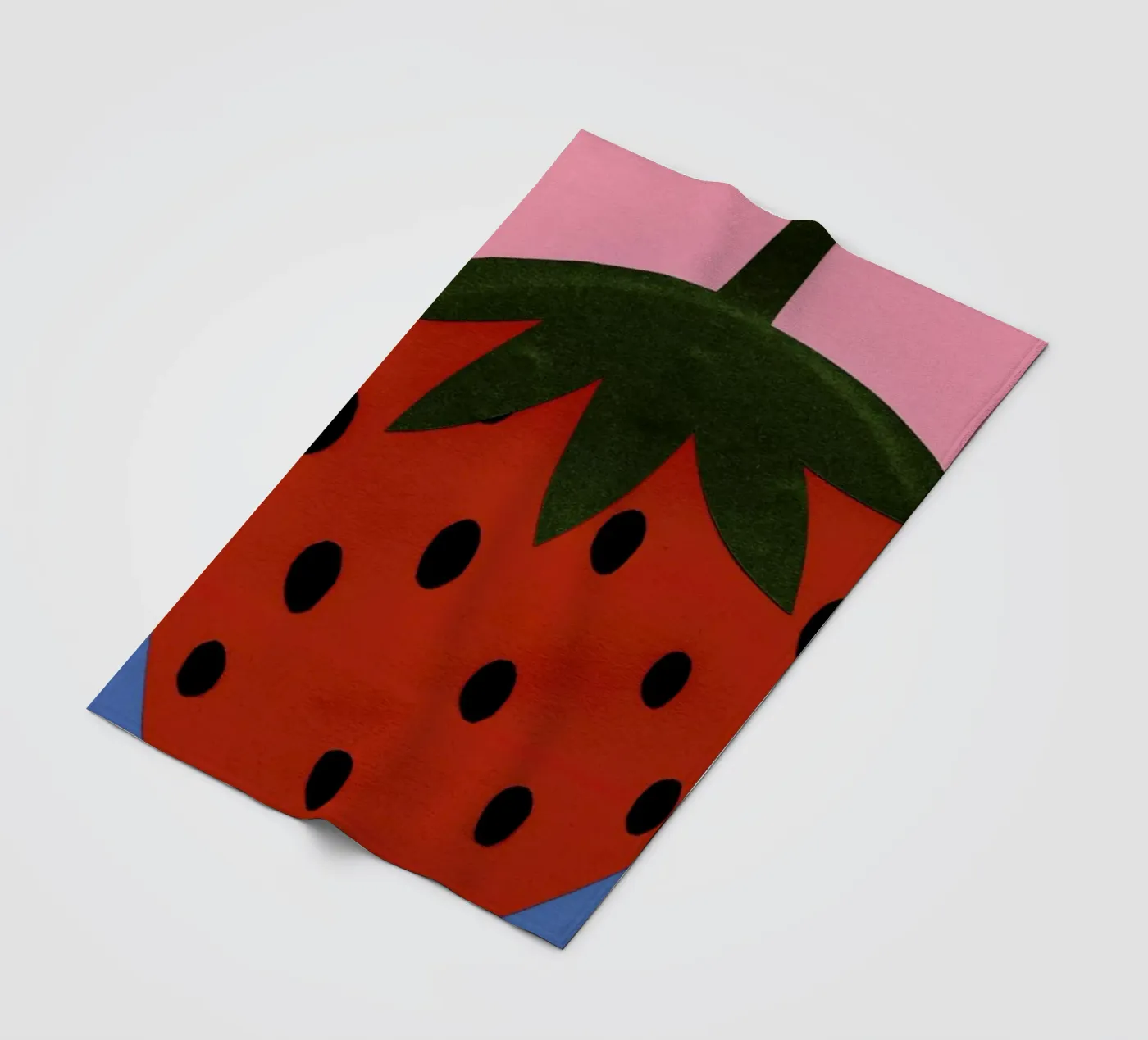 Strawberry fleecedeken van Rosi Feist