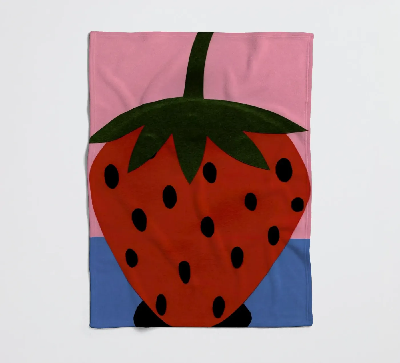 Strawberry fleecedeken van Rosi Feist